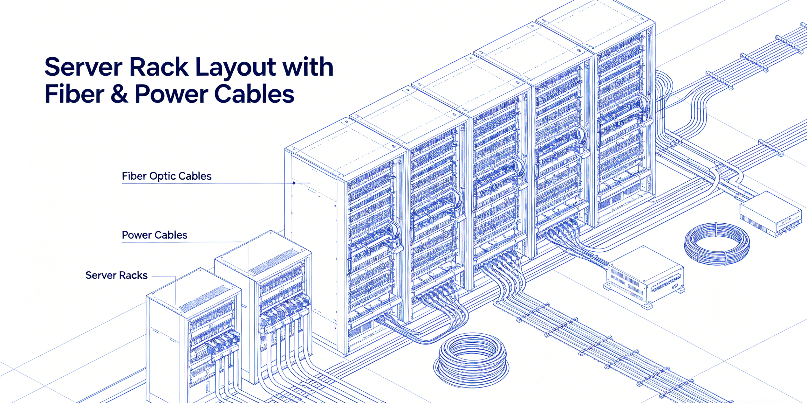 DTS火灾监测系统光缆示意图